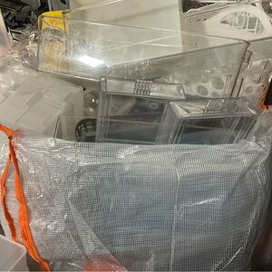 Clear Plastic Home Storage Organizer - Transparent